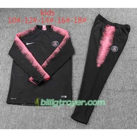 PSG Barn Trenings Collegegenser Set Svart Rosa 2018/19